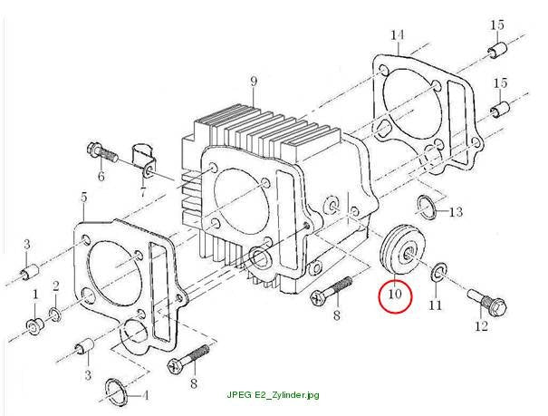 GUIDE CHAIN ROLLER SET