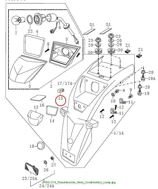 Bulb, license plate lamp W5W