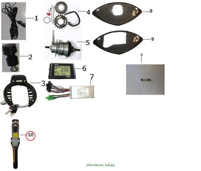 Mantelschoner kit Elobike 4 DE