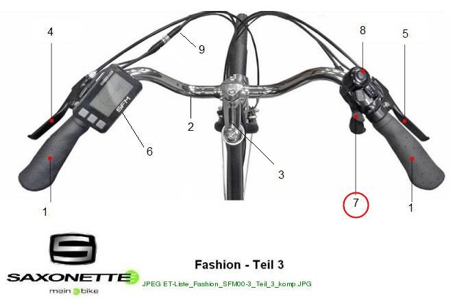 Microshift Shifter TS71-7R
