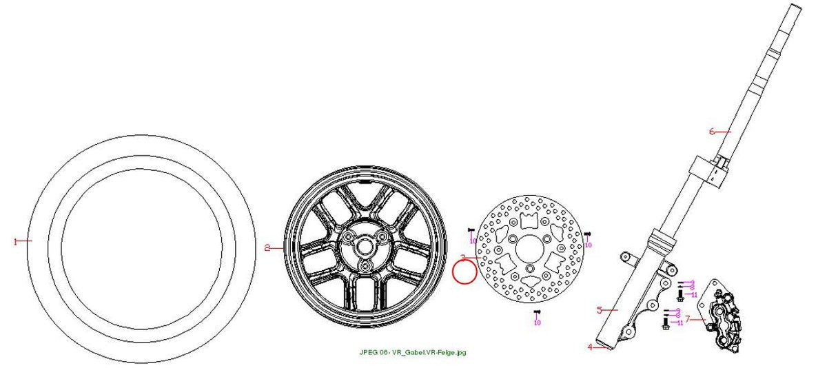 Bremsscheibe vorne E2R