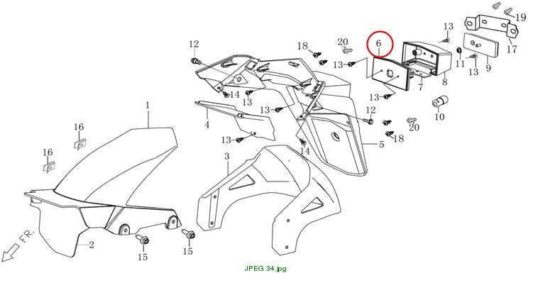 Bracket,License plate's light