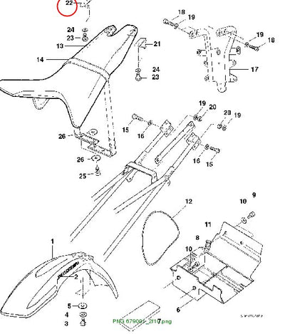 MOUNTING BRACKET right for bench seat