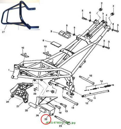 Engine Holder Lh
