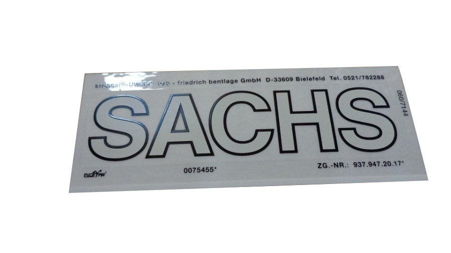 =SACHS= DECAL
