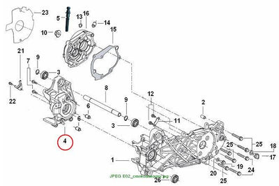 CRANKCASE, RH