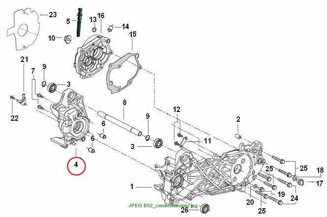 CRANKCASE, RH
