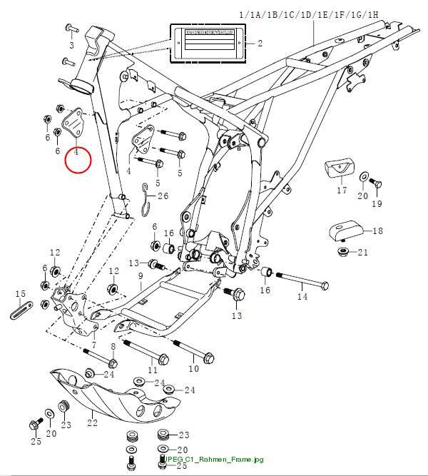Plate, engine mounting, upper