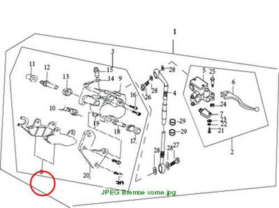 Brake pad set rear, 2 brake cylinder pistons