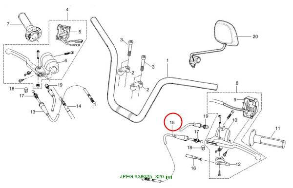 REAR BRAKE CABLE Saxy 25/45