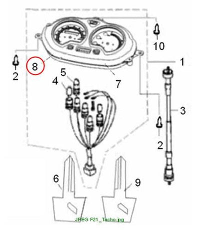 Digitaluhr (Tacho analog)