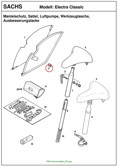 BEFESTIGUNGSKLAMMER Saxonette
