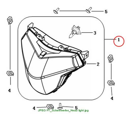 LIGHT ASSY HEAD