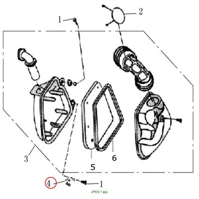 GUIDE, BRAKE CABLE