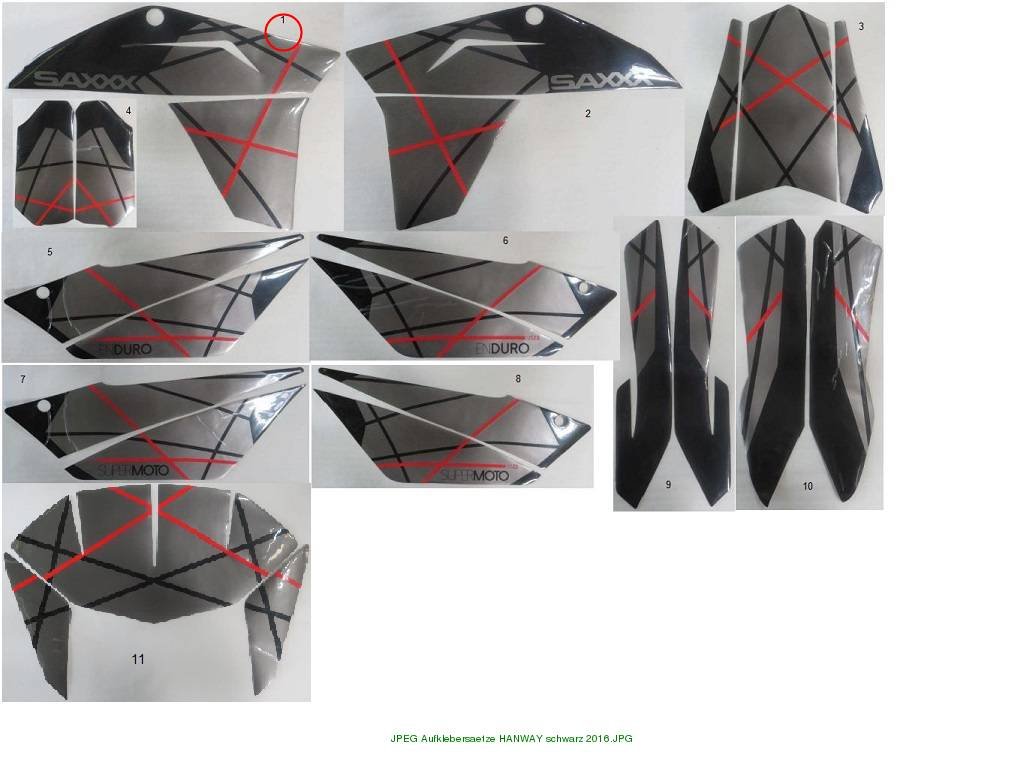 Fuel tank fairing right black