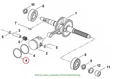 Piston ring set (2 pcs.)