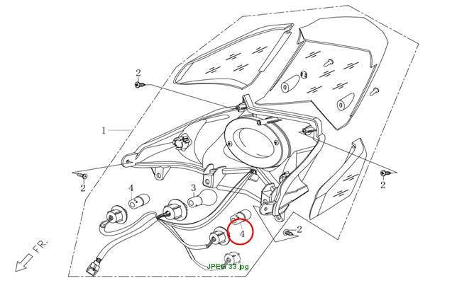 Bulb, RR. turn signal (12V 5/10W)