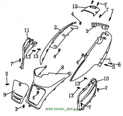 Left Side Cover.Body (silver)