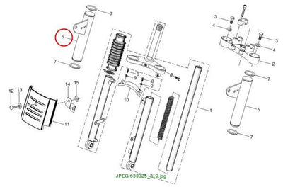 HEADLIGHT BRACKET RIGHT Saxy 25/45