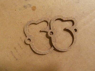 Gasket for carburettor float chamber bin