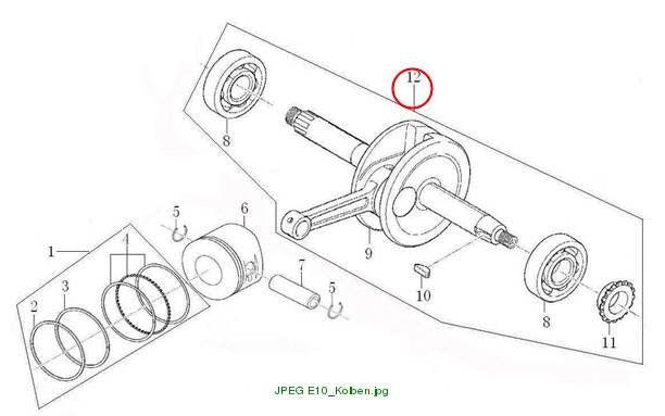 CRANKSHAFT CONNECTING-ROD ASSY
