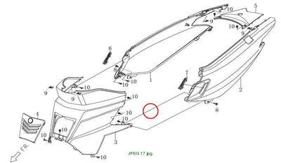 R body cover (Orange)
