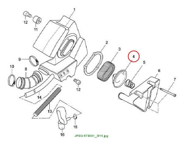 Air filter Chock Plate