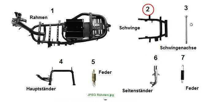 Hinterradschwinge E-Bee