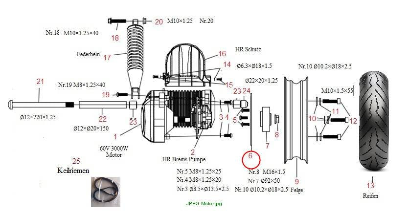 Bremsscheibe Hinten E1S