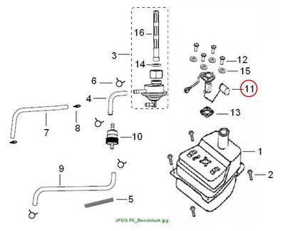 Benzinstandgeber