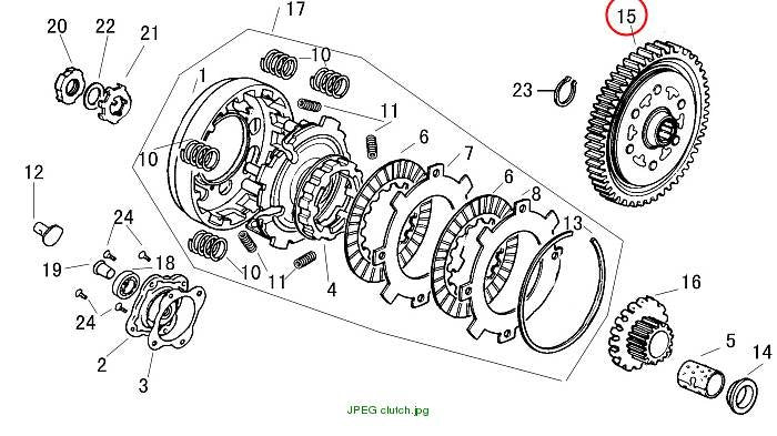 DRIVEN GEAR(69T)