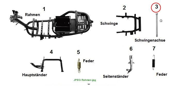 HR axle - E-Bee swingarm