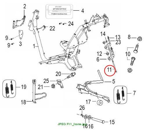 SHAFT, ENGINE BRACKET