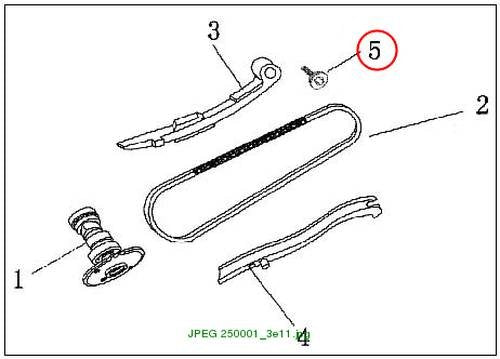 BOLT, GUID ROD, CHAIN