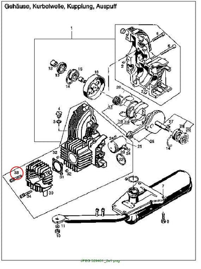 CYLINDER SCREW with washer Saxonette 09