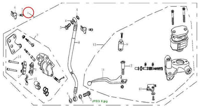 Front Disc Brake Assembly (Black)