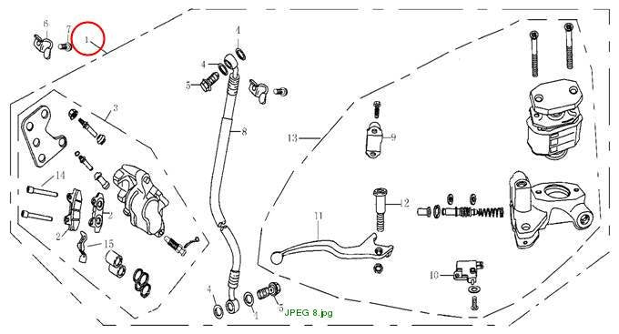 Front Disc Brake Assembly (Black)
