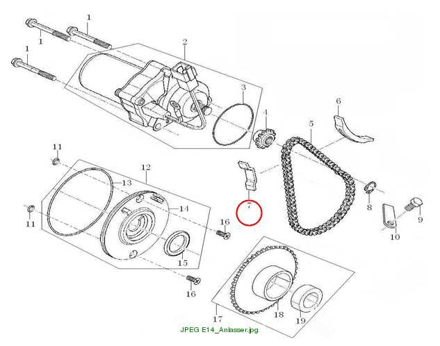 ASSEMBLY, CHAIN GUARD PLATE