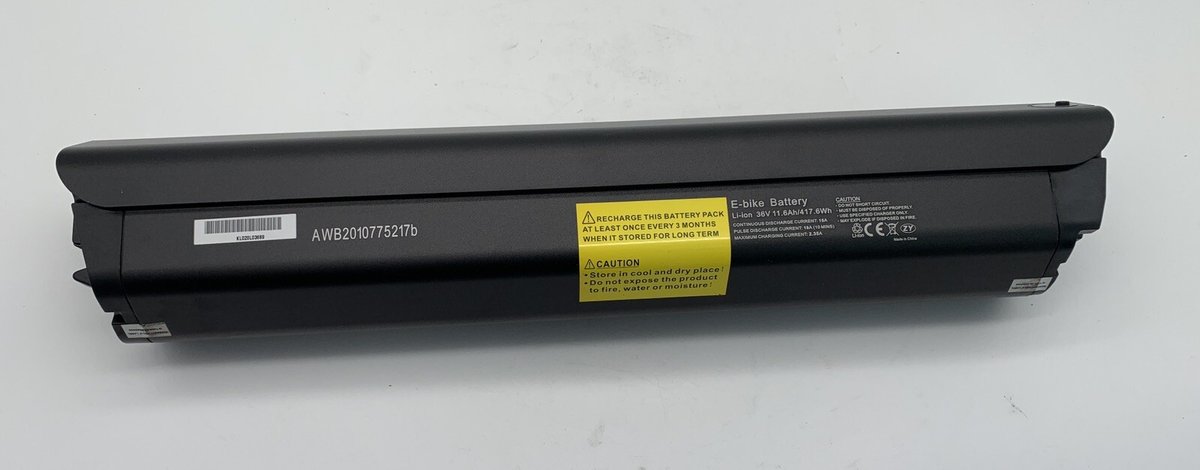 36V 11,6Ah / 417,6Wh Li-Ion-Akku runder Stecker Comfort Plus 4.0