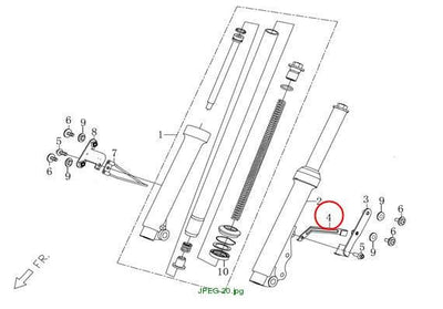 clip, brake fluid hose