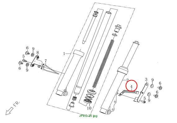 clip, brake fluid hose