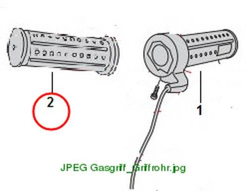 Griffrohr links Speed E