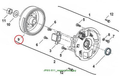 FLY WHEEL ASSY(17)