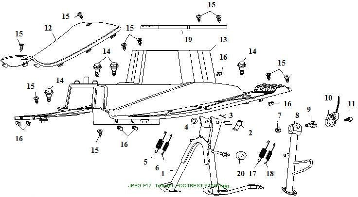TENSION SPRING,SIDE STAND satz