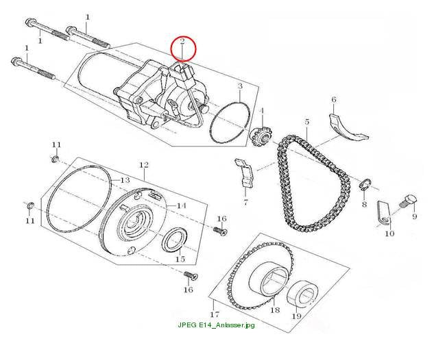 Startermotor XTC 50