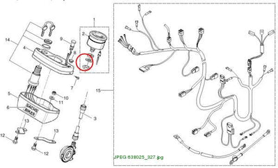 SUPPORT BUSH for speedometer Saxy 25/45