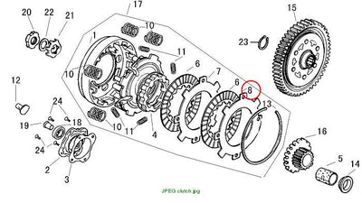 UPPER PLATE CLUTCH