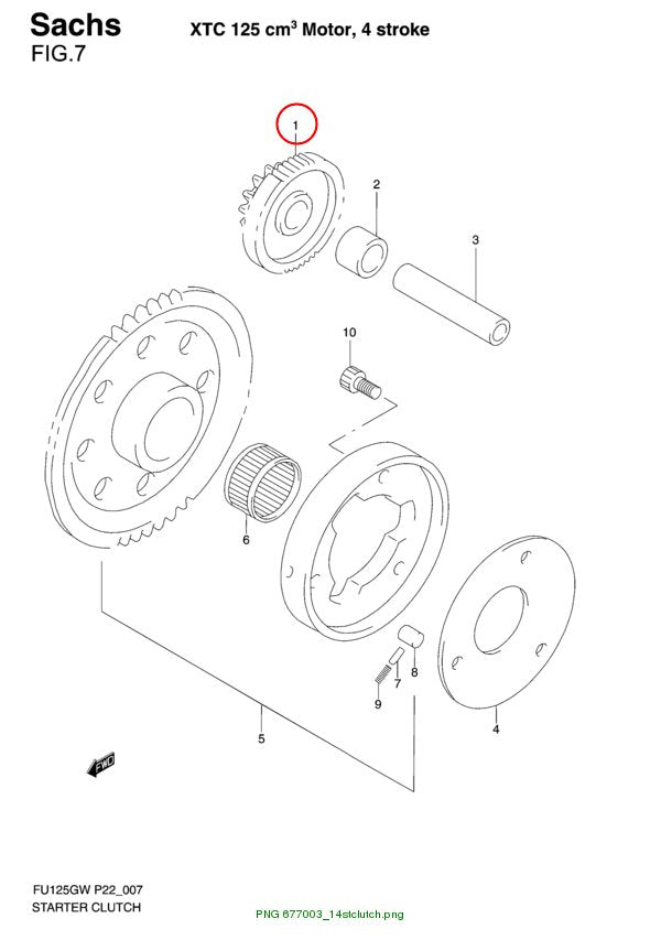 GR, STARTER IDLE