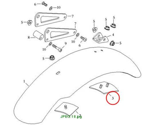 BRAKET,FENDER B