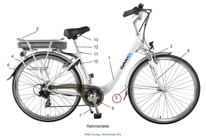 Strebe Schutzblech vorne+hinten Comfort light